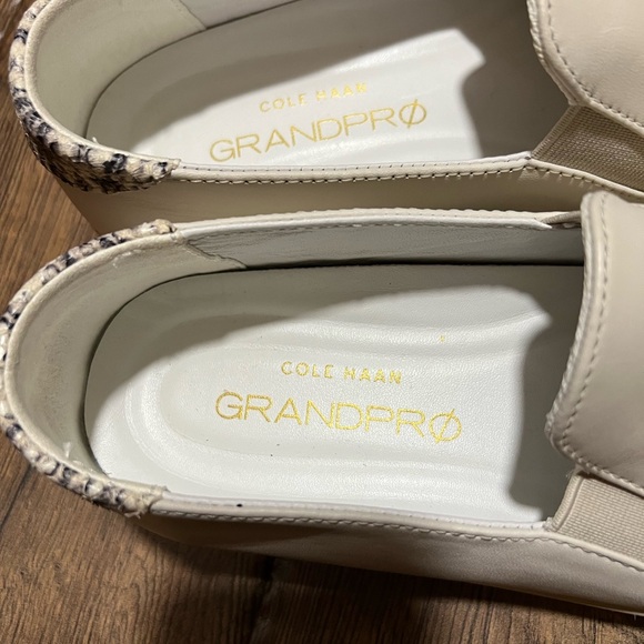 Cole Haan Grandpro leather Slip-On Sneakers size 8.5 - Picture 2 of 5